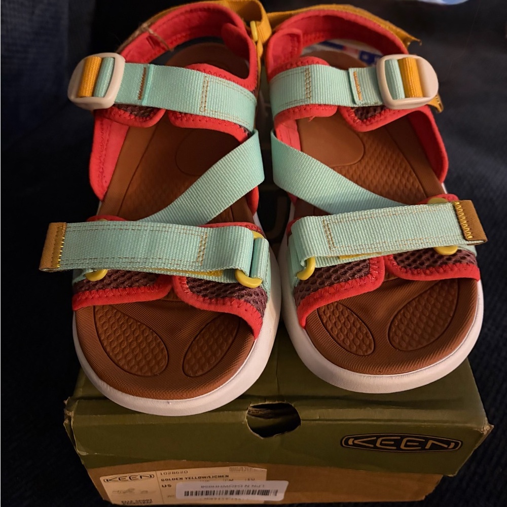 Keen  Sandals - Aqua and Red